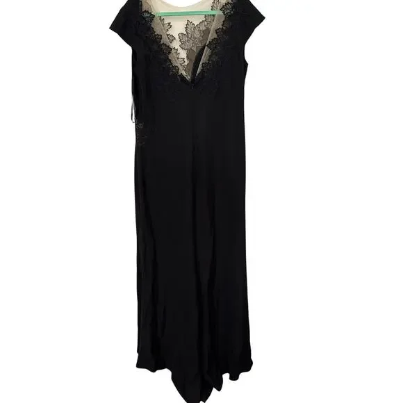 Tadashi Shoji Embroidered Floral Illusion Gown, 16 - Picture 3 of 8